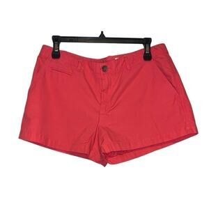 Gap Women's Shorts‎ Size 6 Red Rose Bush Chino Casual Summer Shorts Mid Rise